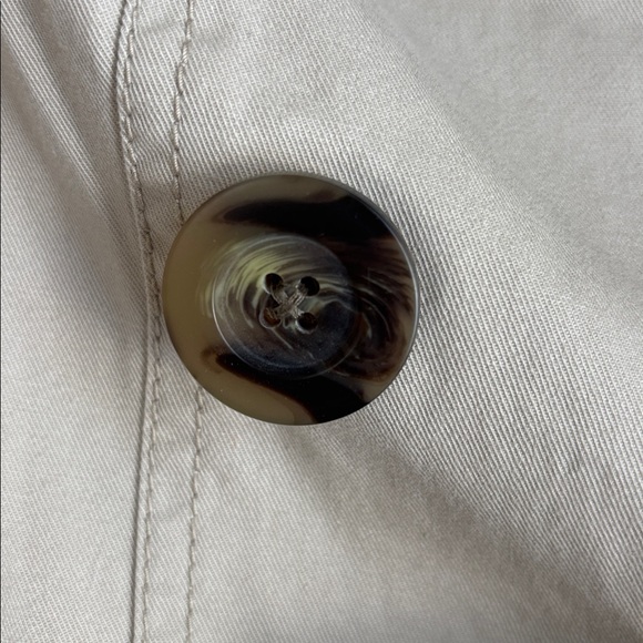 Old Navy Light Tan Trench Coat, Medium - Picture 4 of 11